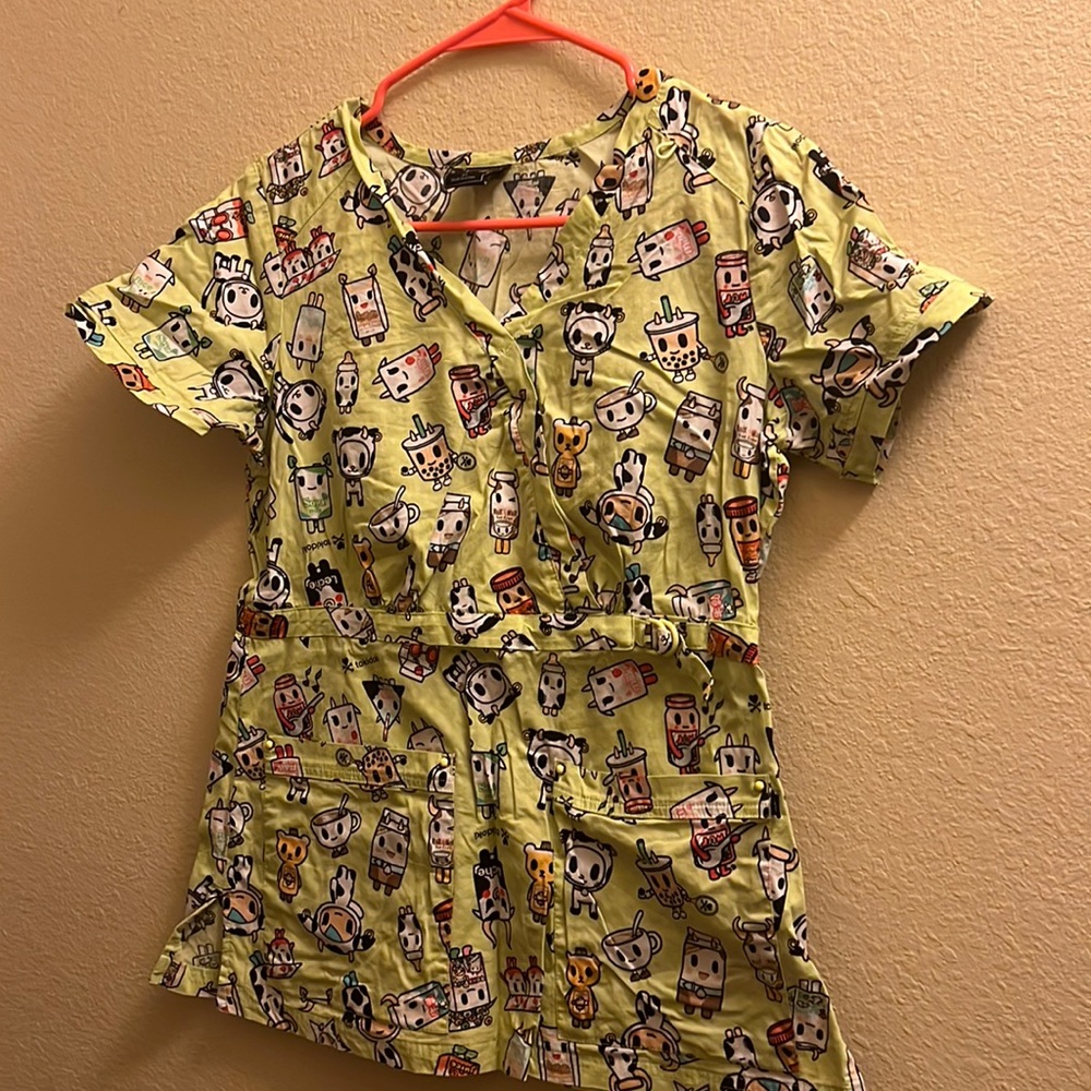 Tokidoki Scrub Top Sz XS